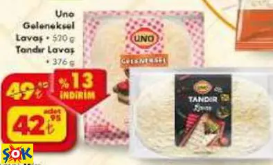 UNO GELENEKSEL LAVAŞ